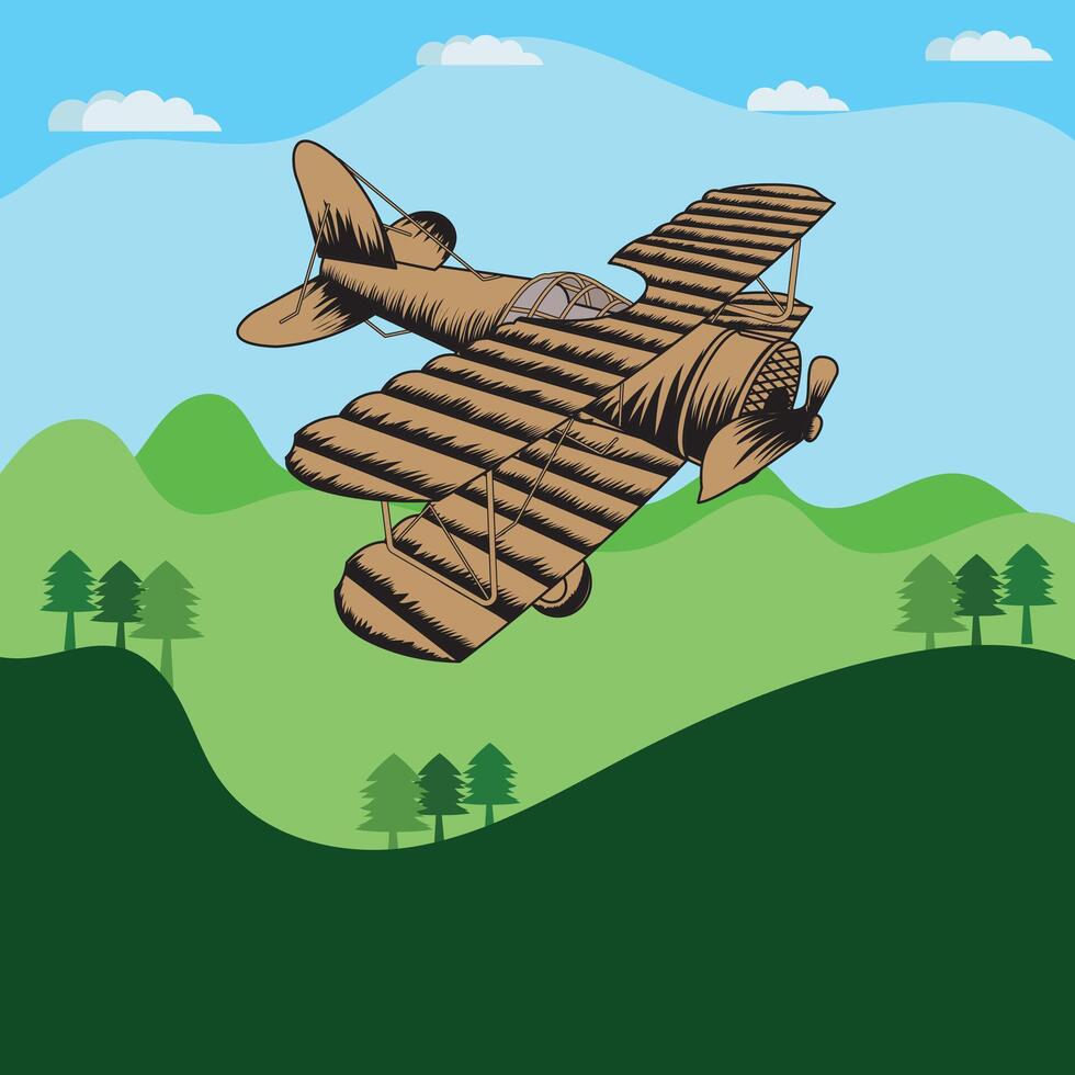 Air plane victor illustration vector