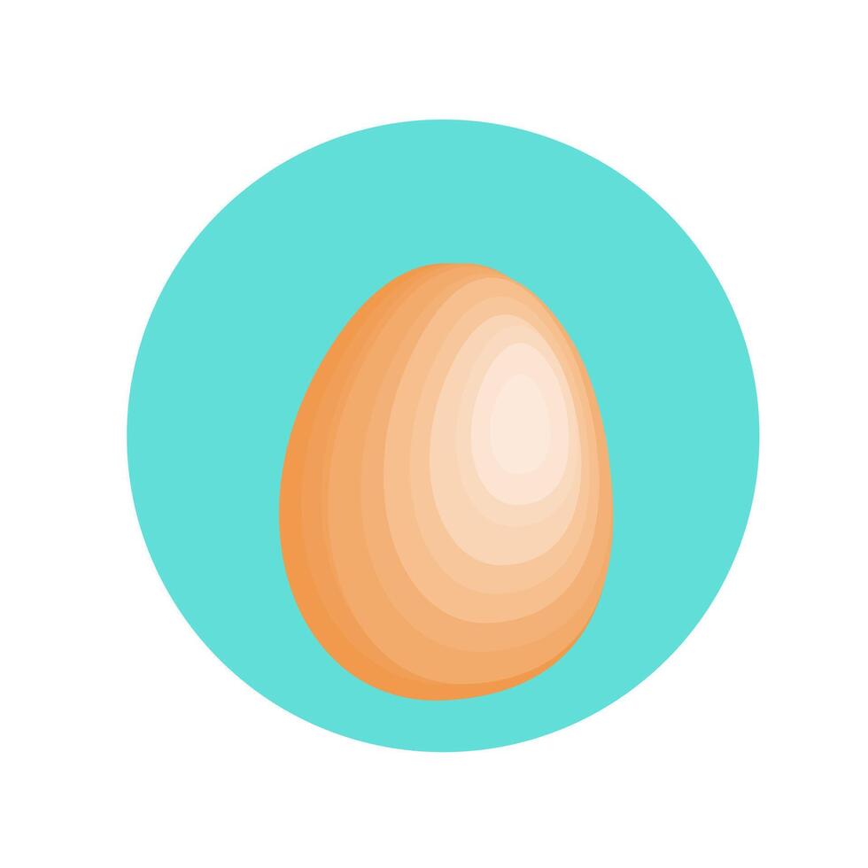 3d eggshell isolated in white vector
