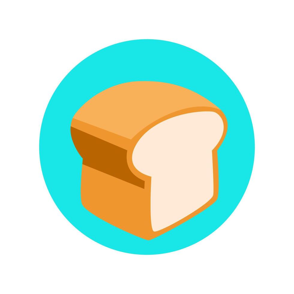 white bread cartoon vector