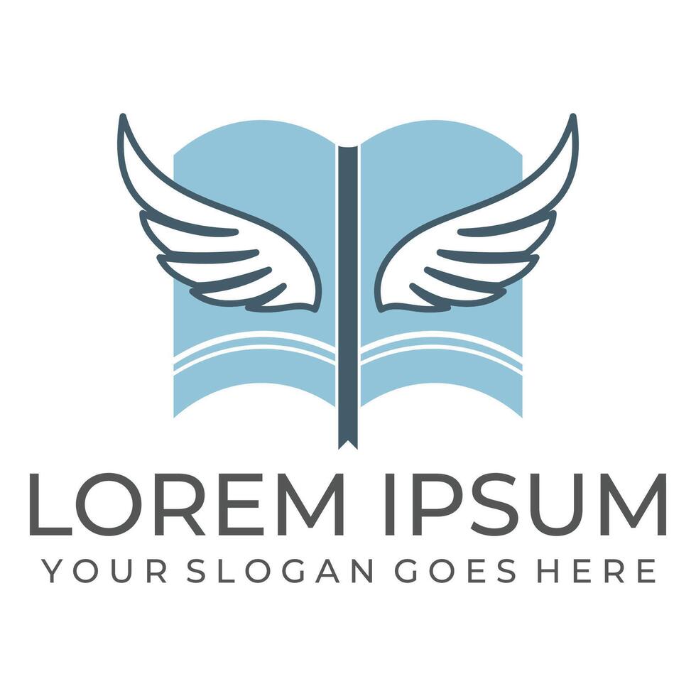 Grey bird wing flapping design vector
