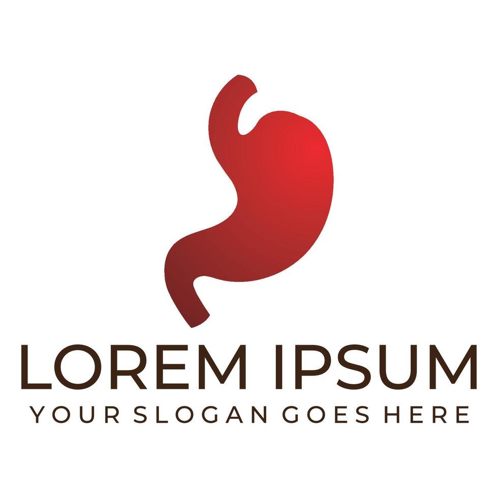 Stomach emblem image design vector