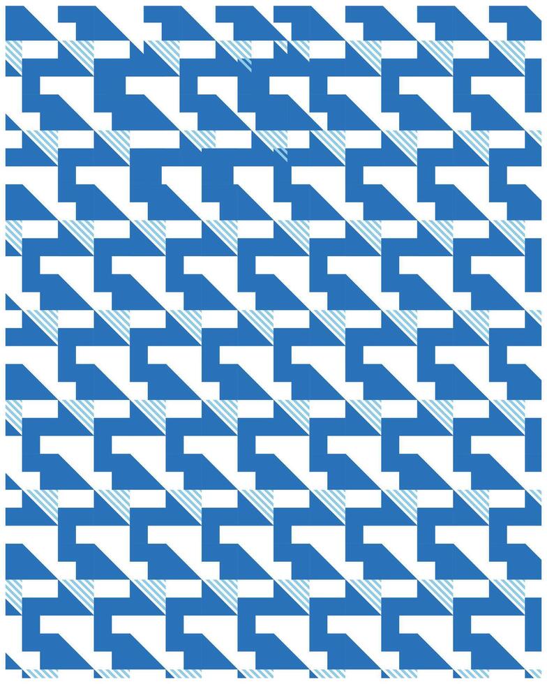 Blue geometric background vector