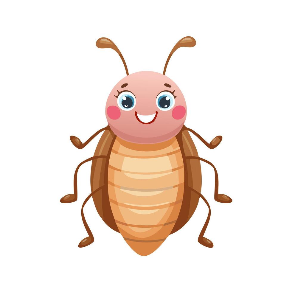 Lice Insect Bug Animal Animation Character Pest vector