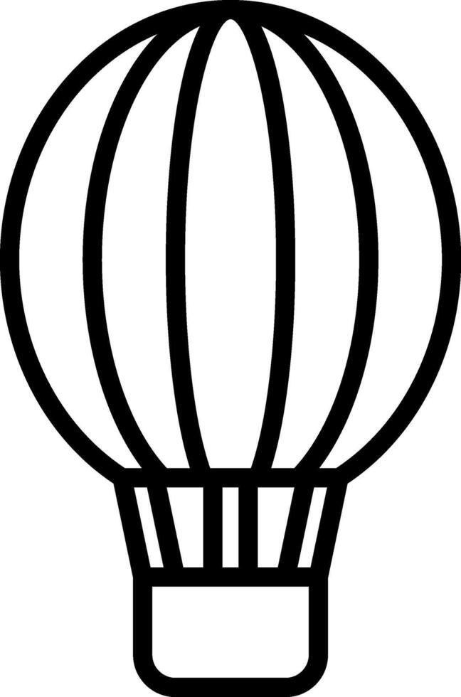 Hot air balloon clip art vector