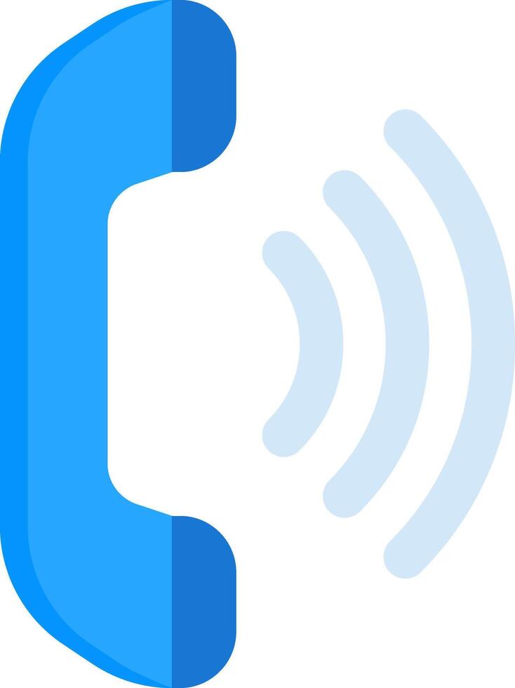 Call icon with sound vector