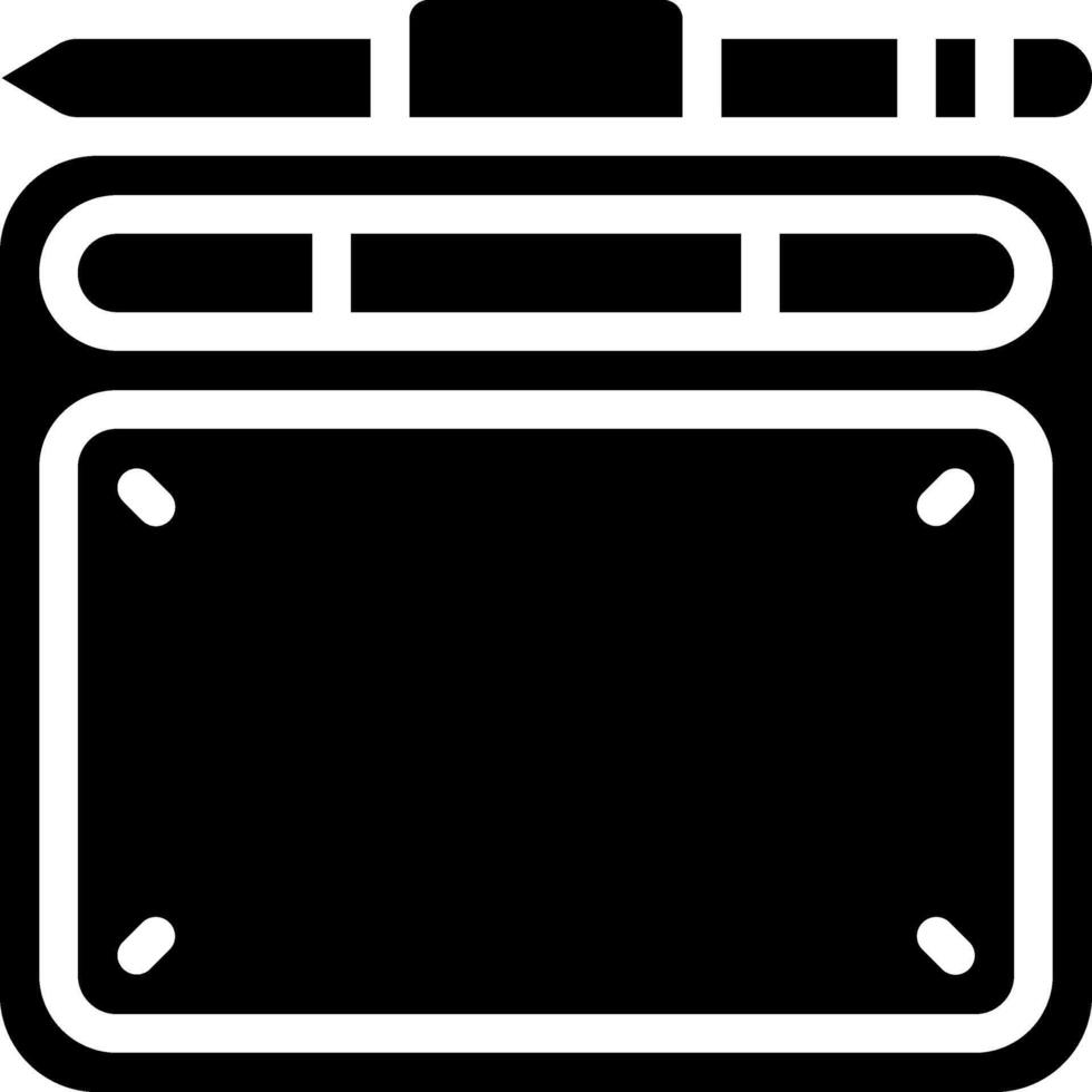 A black and white icon of a computer vector