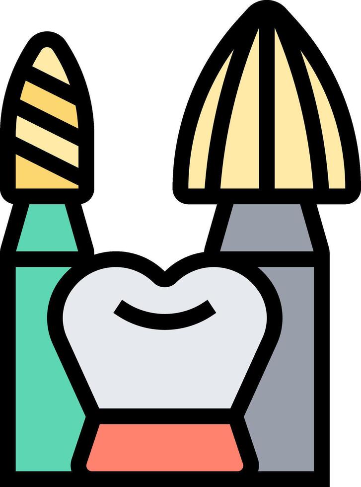 Dental care icon illustration vector