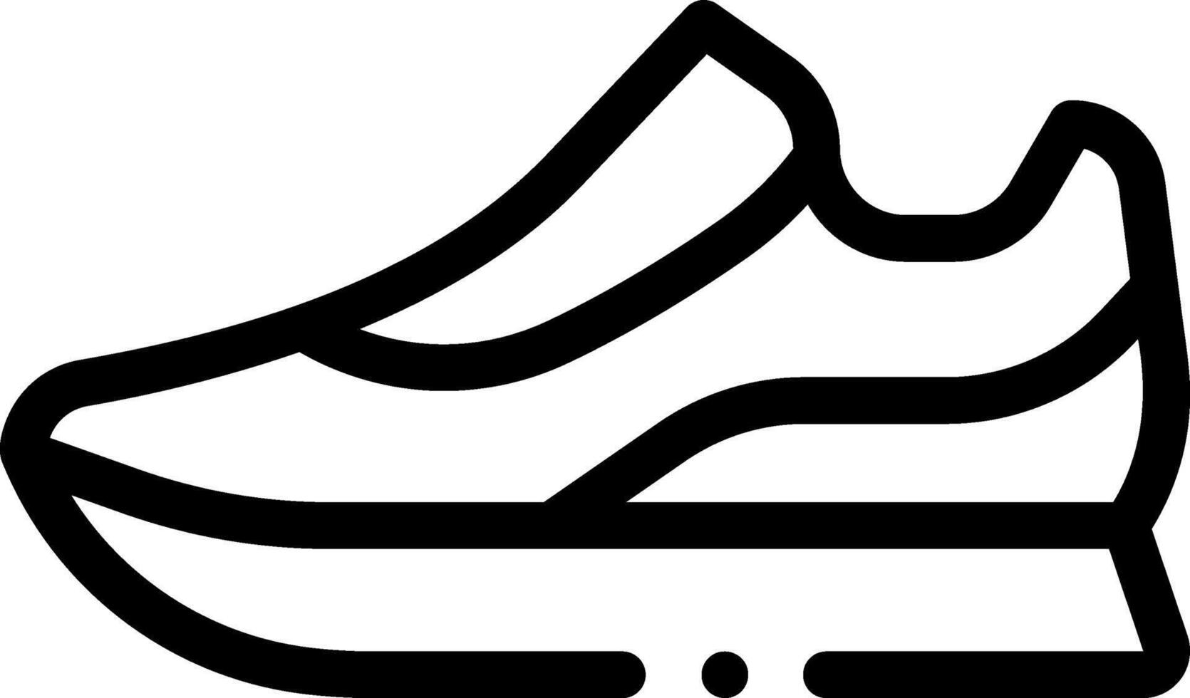 Shoe icon for a shoe vector