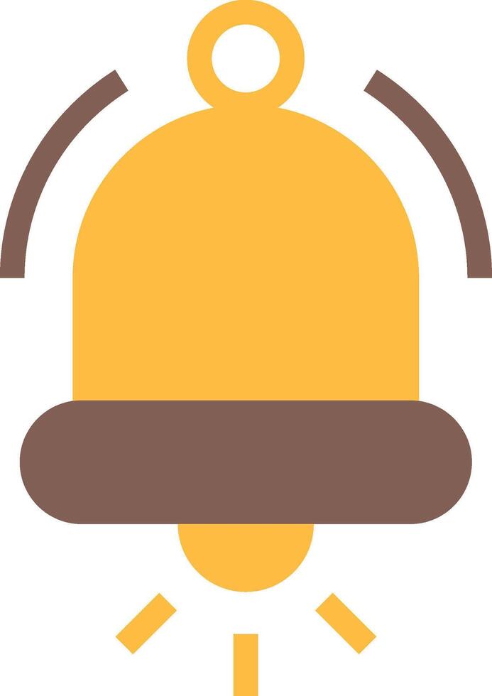 A bell icon on a white background vector