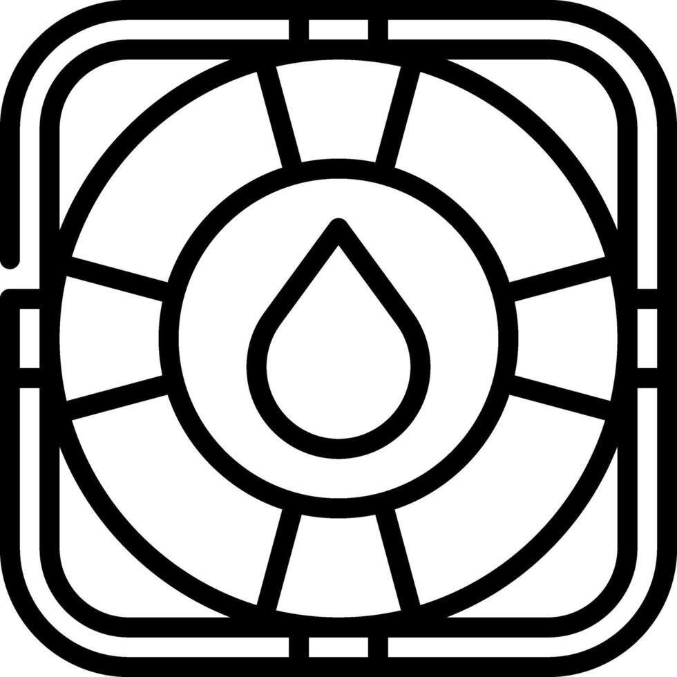 Water heater icon vector