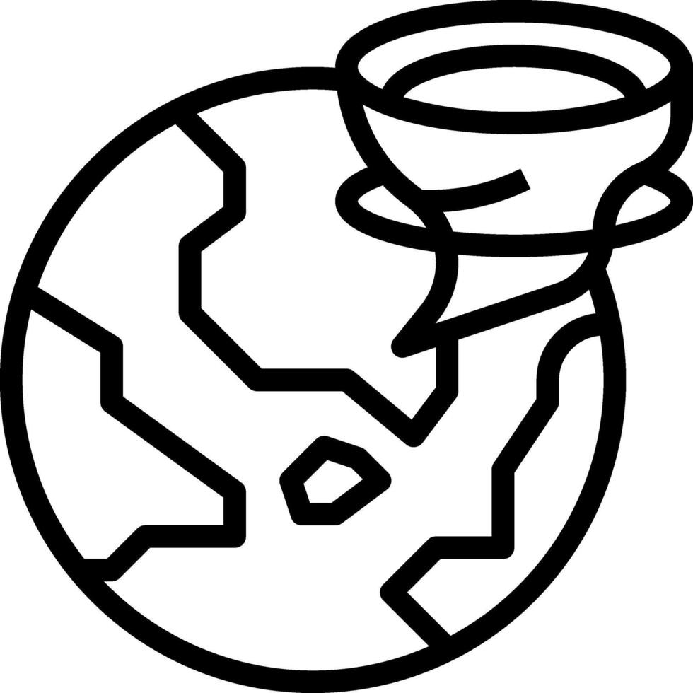 A black and white drawing of a cup on top of a globe vector