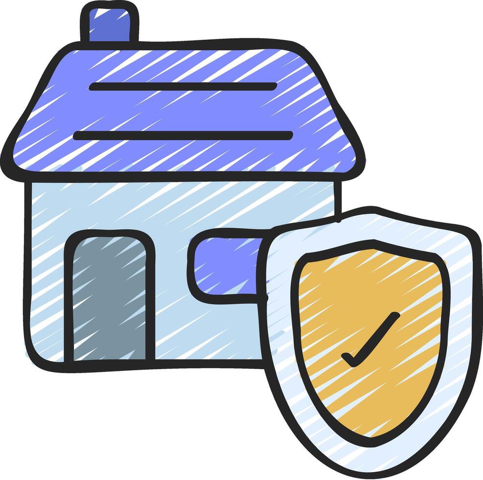 Home security icon illustration design vector