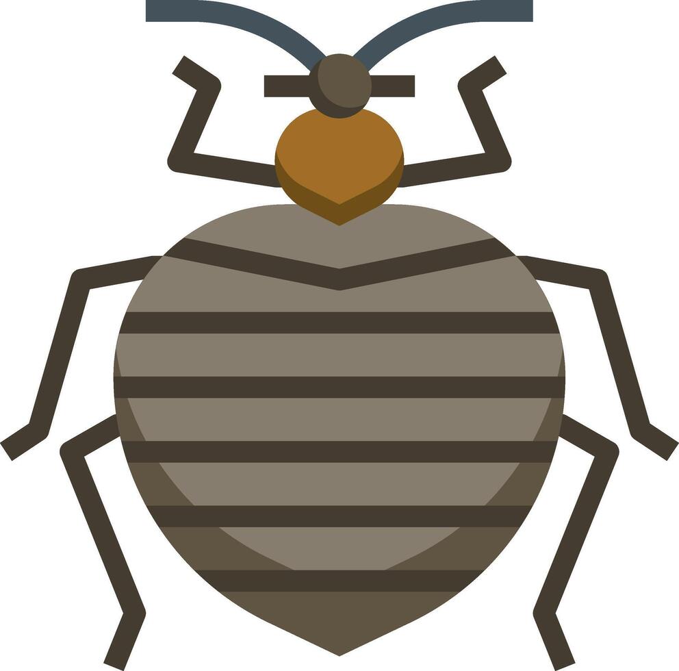 Bed bug illustration vector