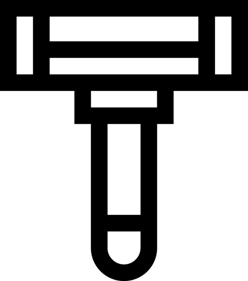 A razor blade icon on a white background vector