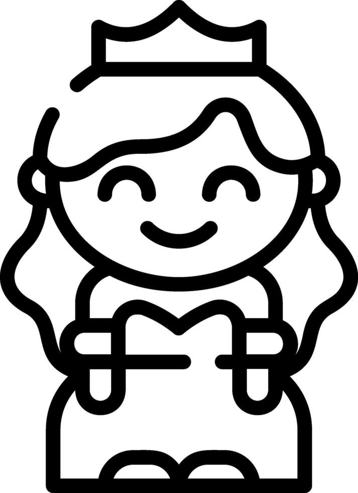 Princess illustration design vector