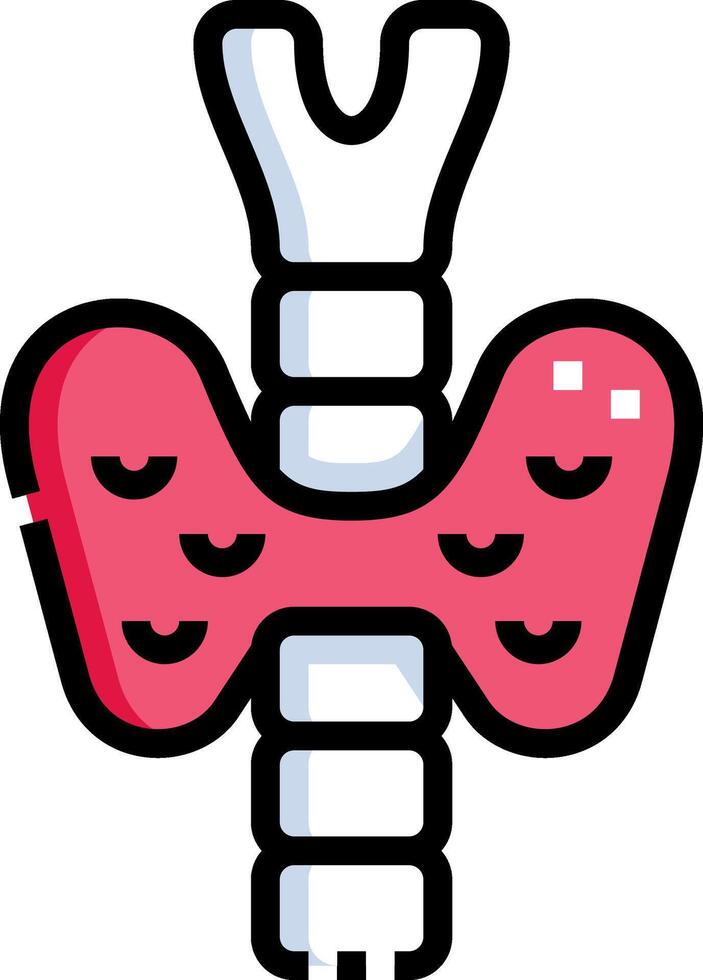 A cartoon illustration of a human skeleton with a heart vector