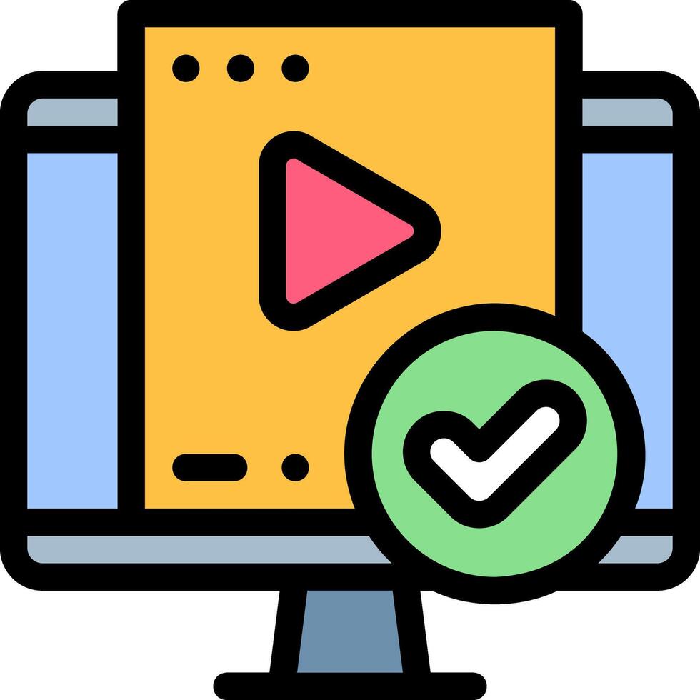 player icon with a check mark vector