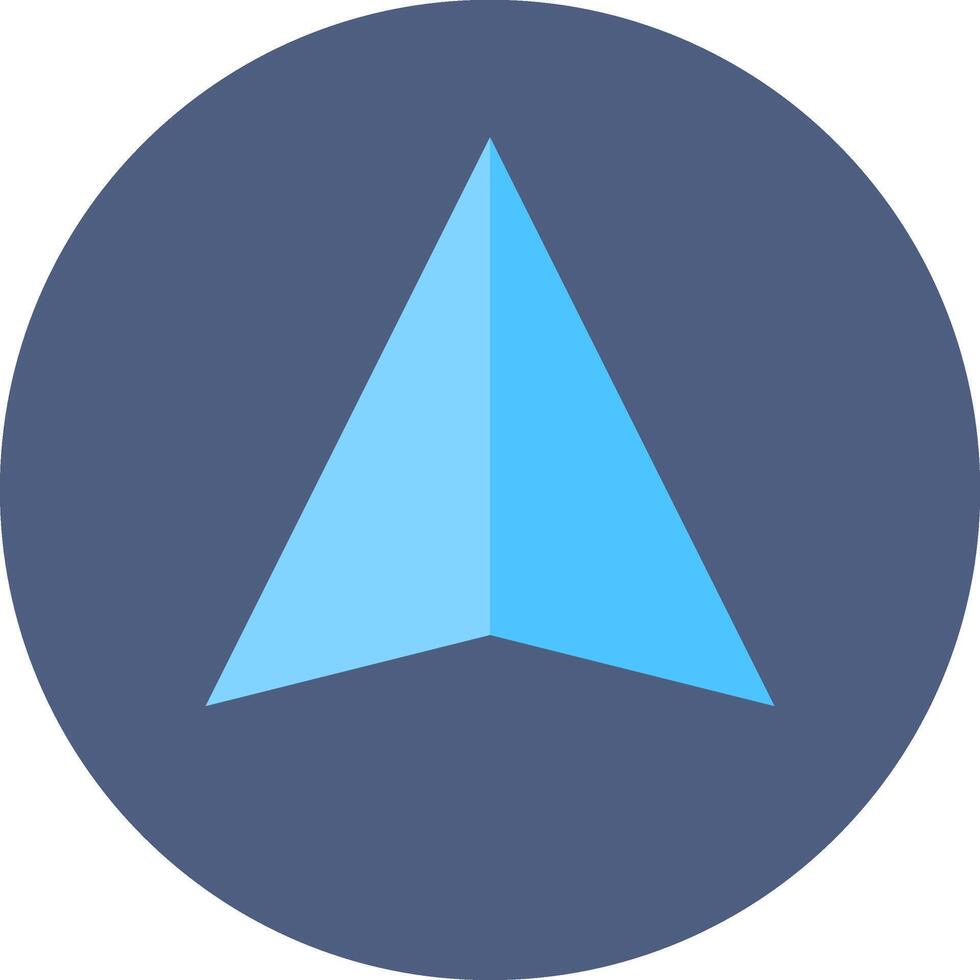 A blue arrow pointing to the left vector