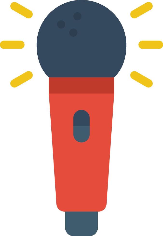 A microphone icon on a white background vector