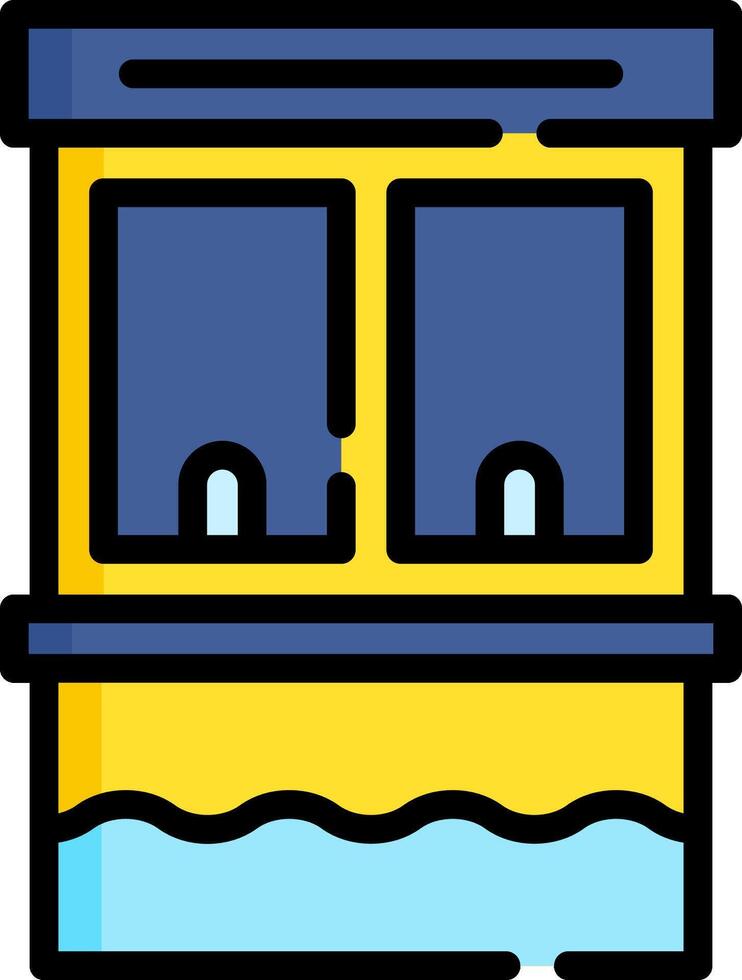 Water dispenser icon vector