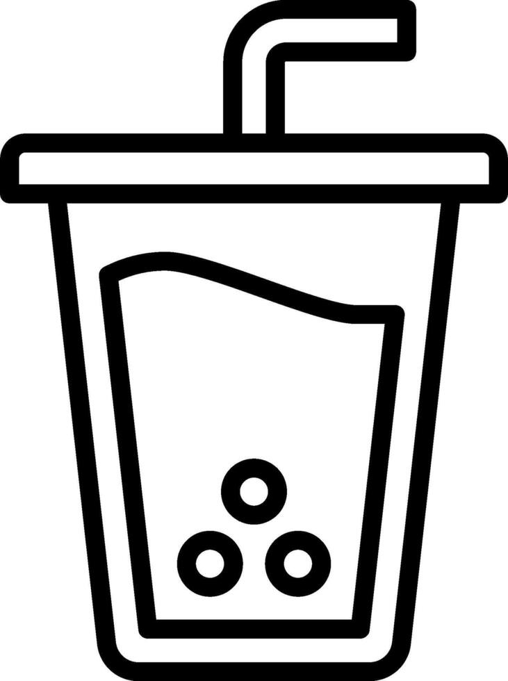 Bubble tea icon illustration vector