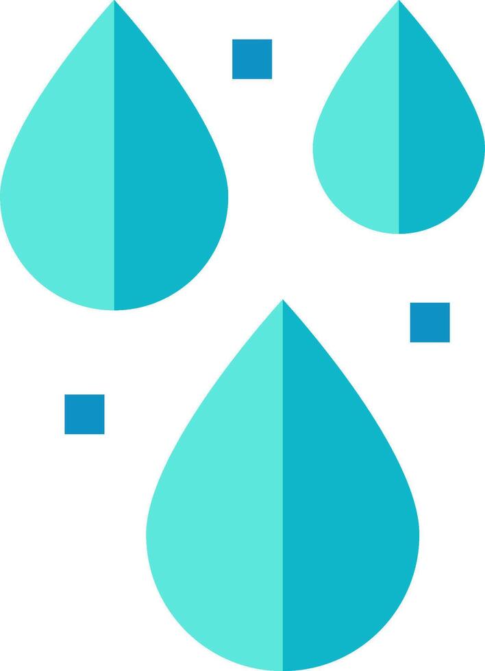 Water drops icon vector