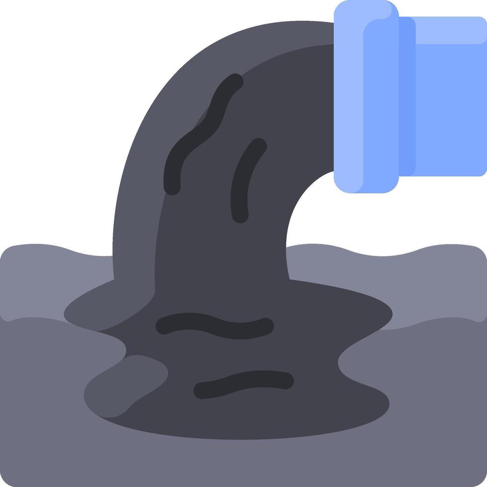 A pipe with water coming out of it vector
