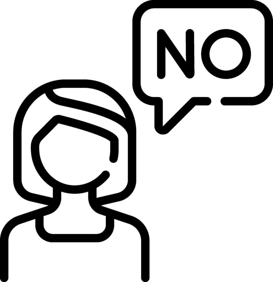 No icon illustration vector