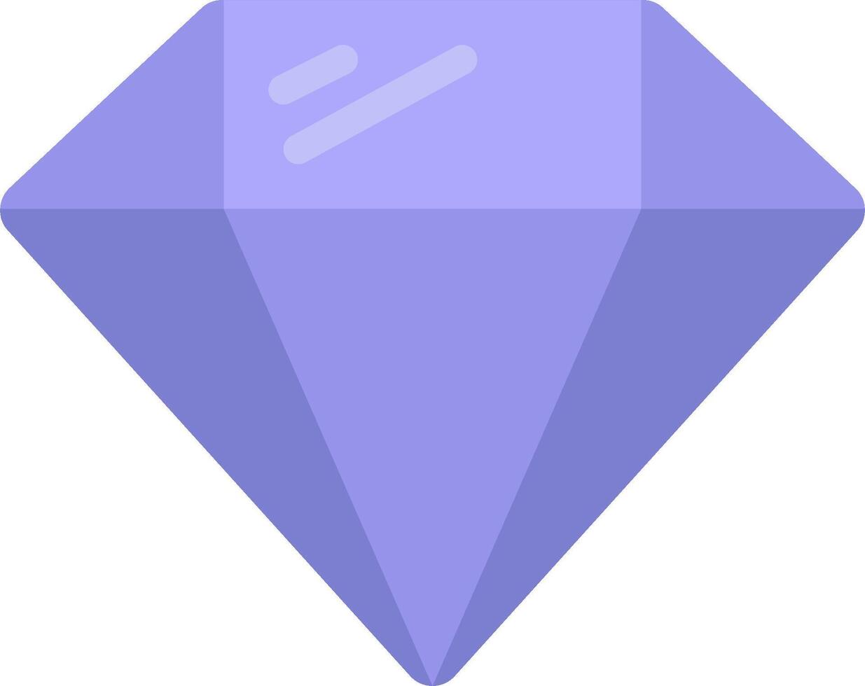 A purple diamond icon on a white background vector