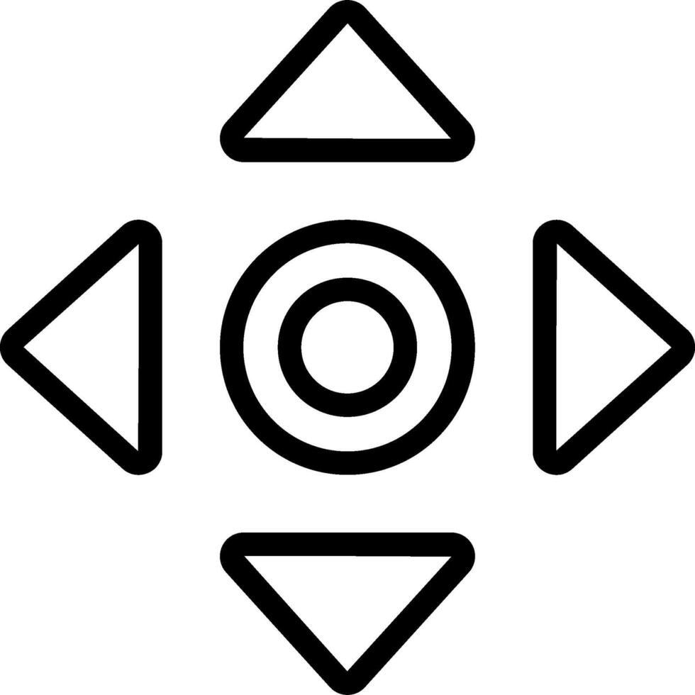 A black and white image of a game controller vector