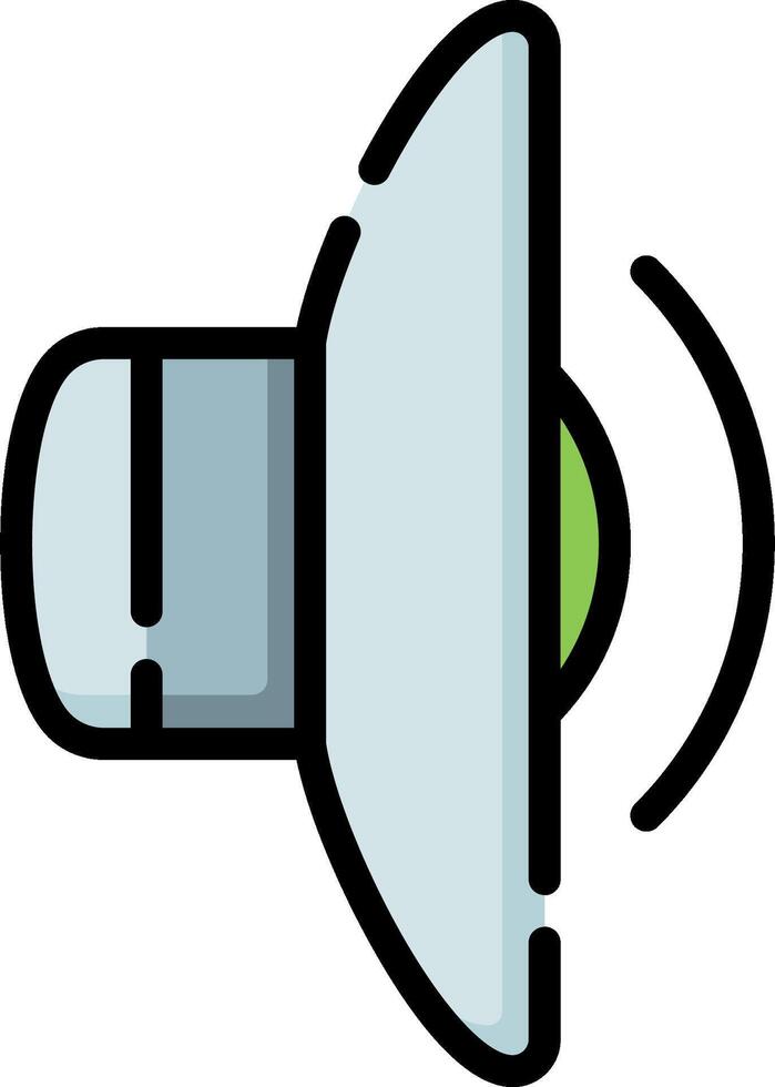 A speaker icon on a white background vector