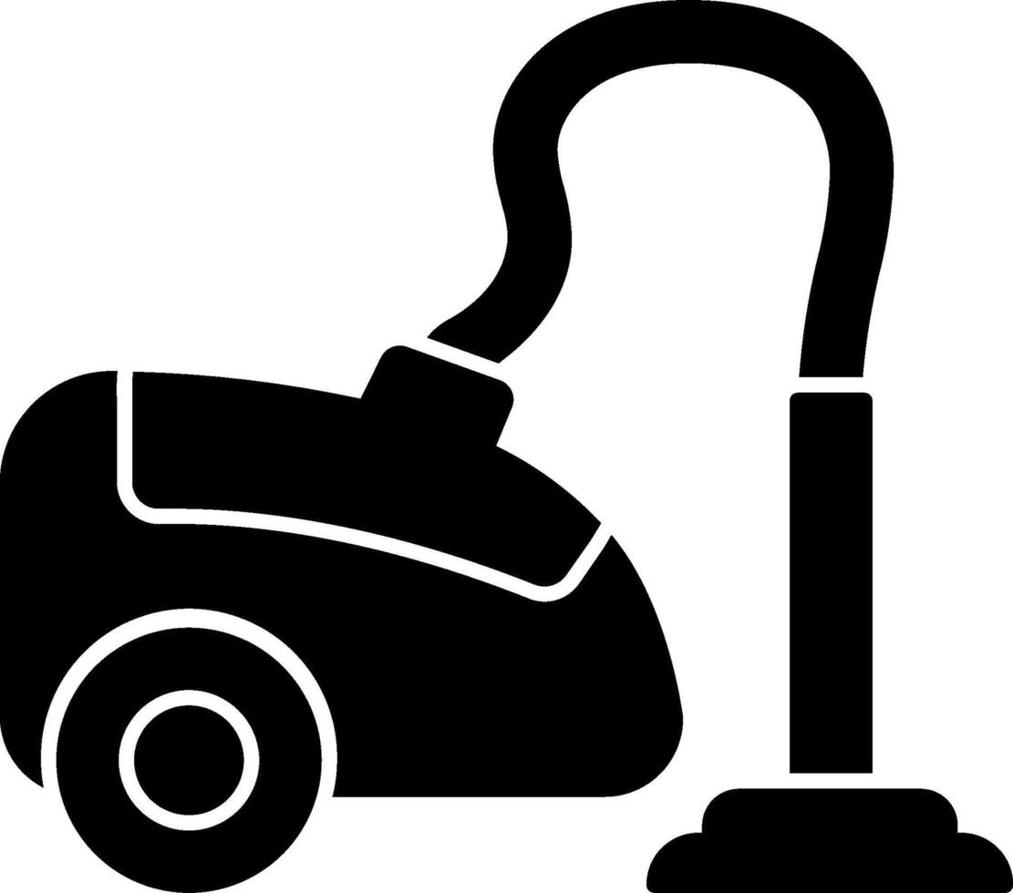A vacuum cleaner icon on a white background vector