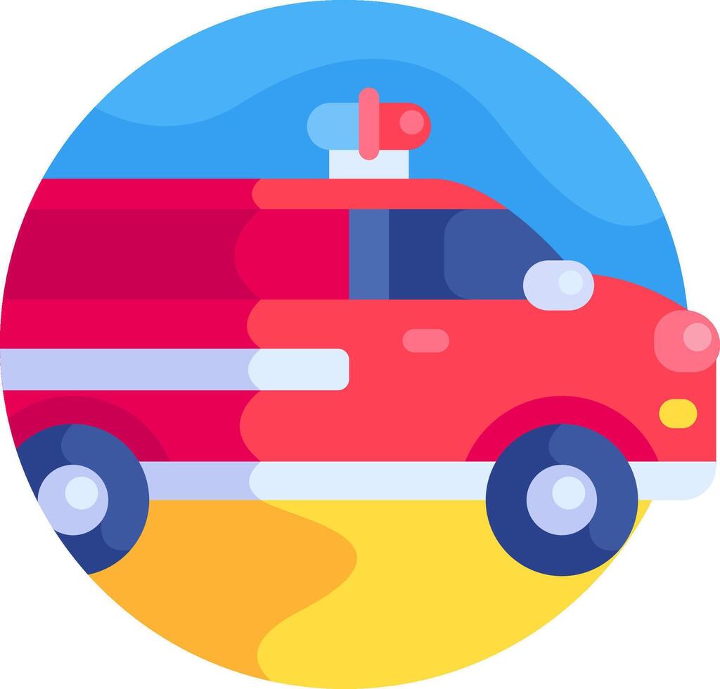 Fire truck icon illustration vector