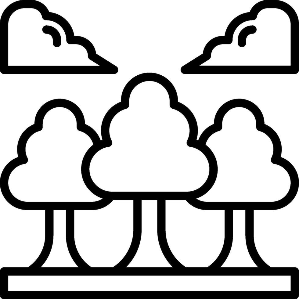 Forest illustration design vector