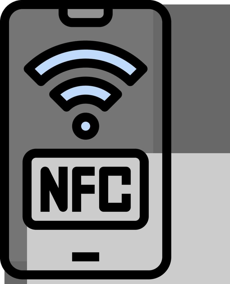 Nfc logo illustration design vector