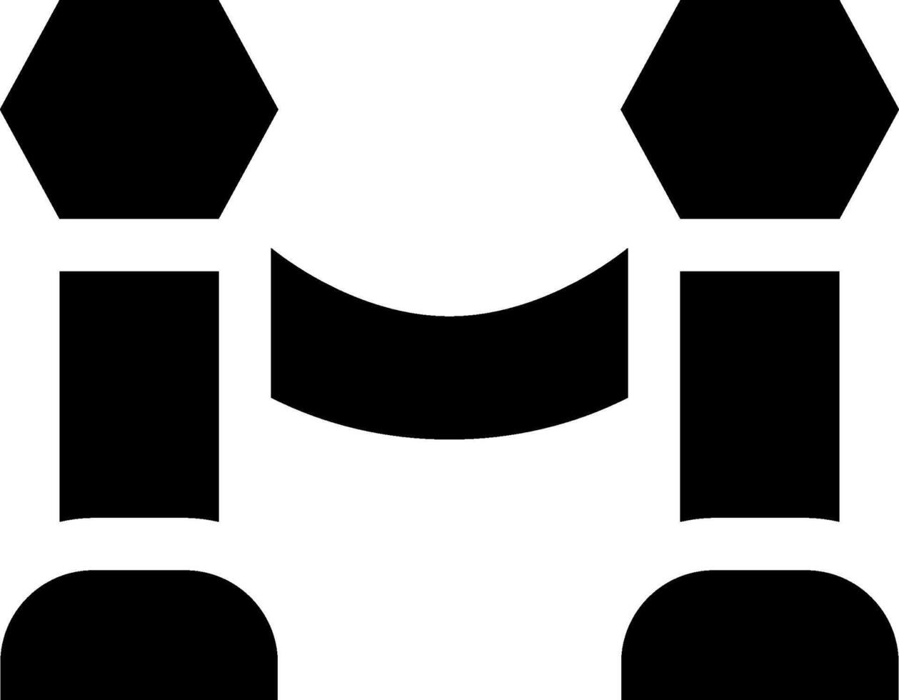 A black and white logo of a letter m vector