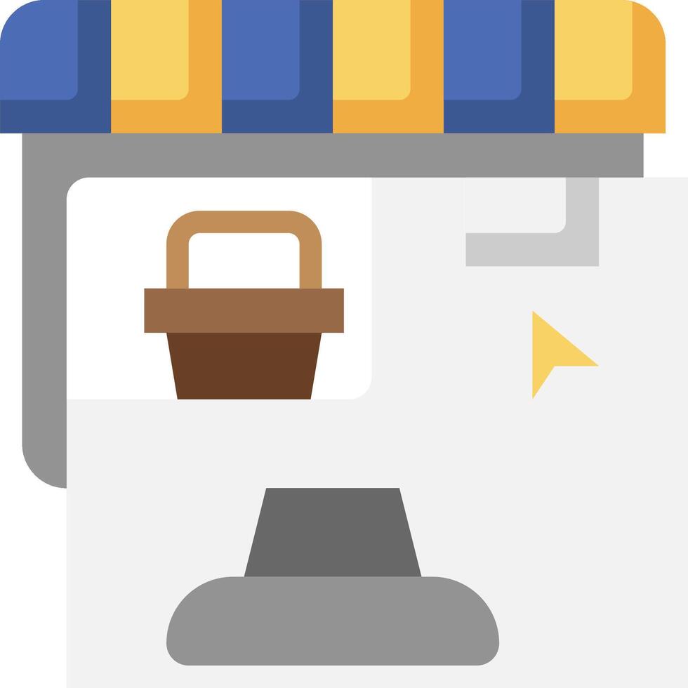 Shopify store icon vector