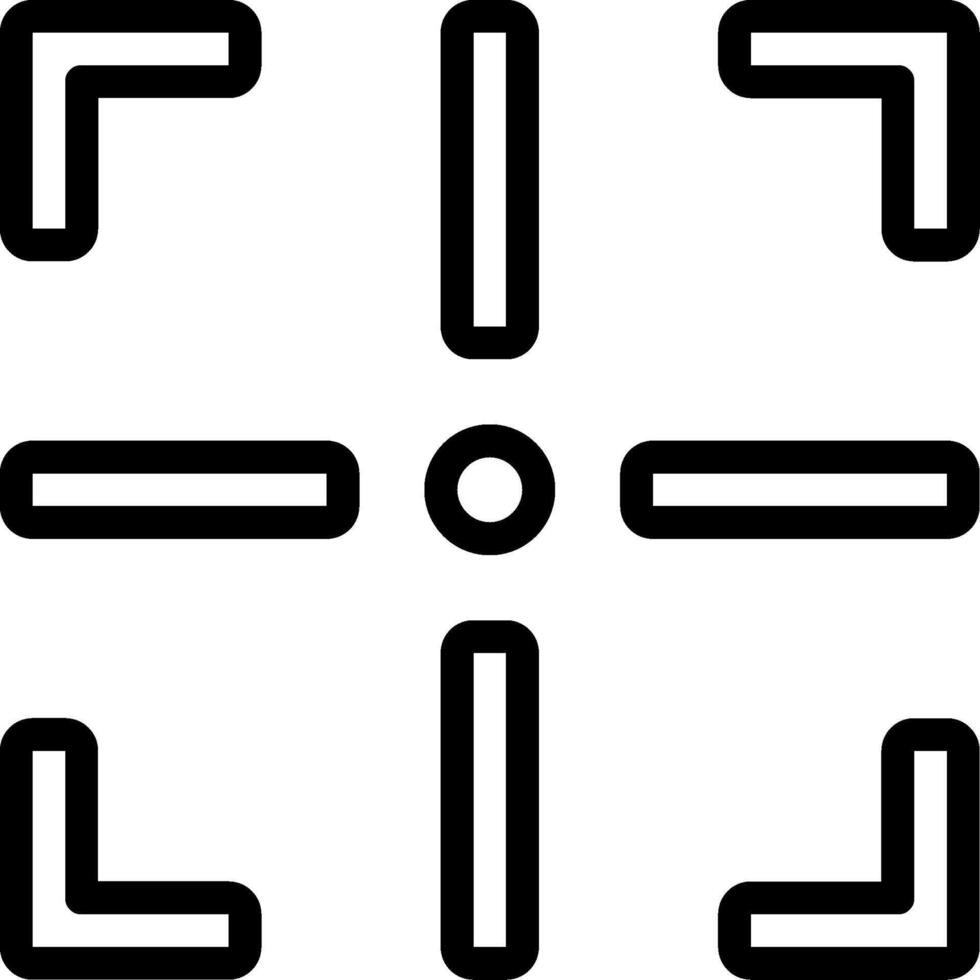 A black and white image of a cross vector