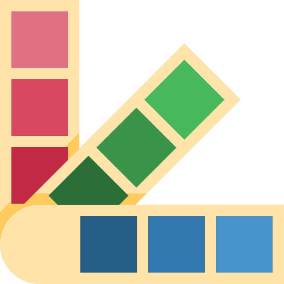 Color swatches icon vector