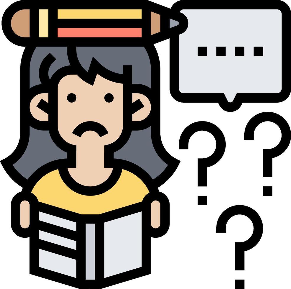 Question mark icon vector