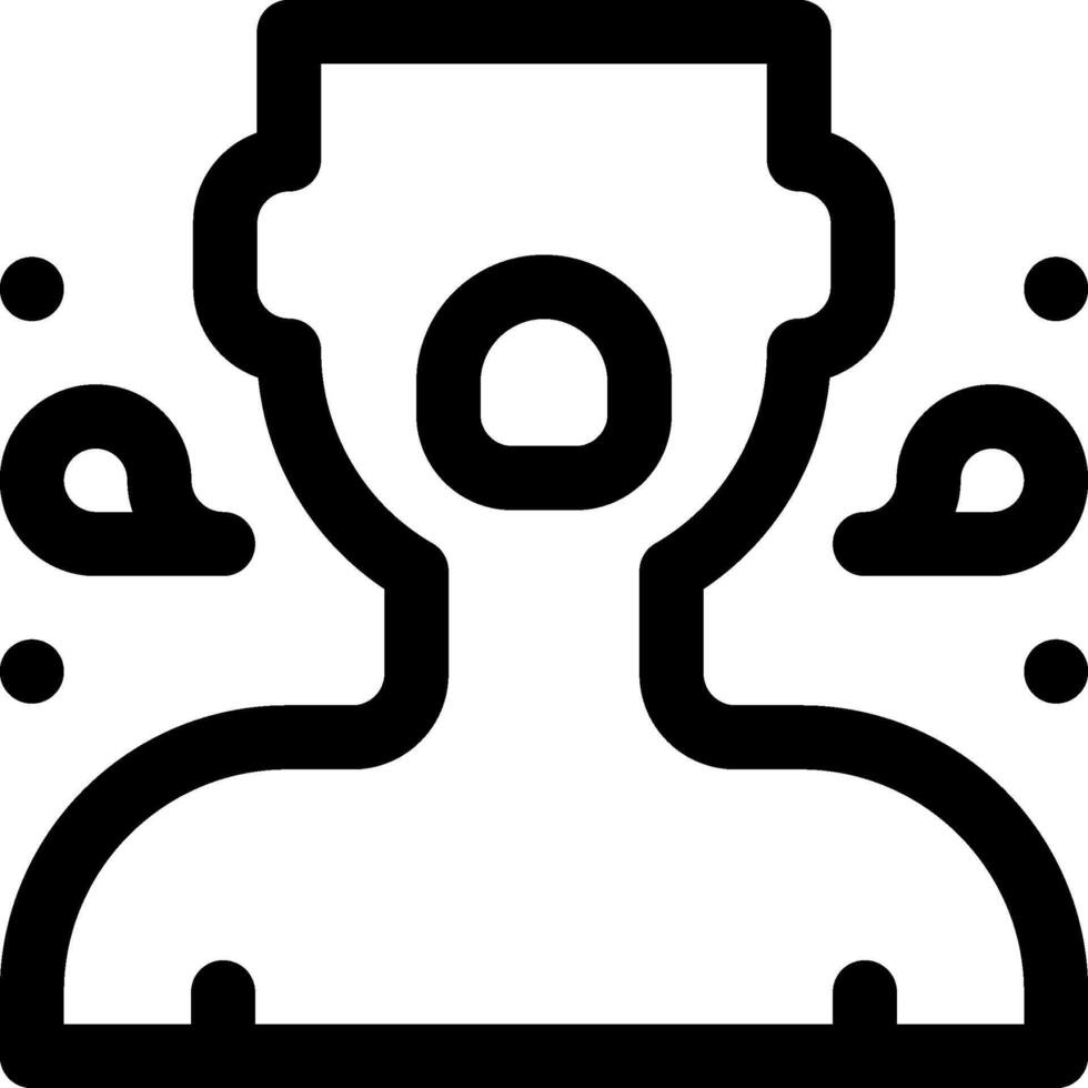 A man with a mouth open and a face with a mouth open vector