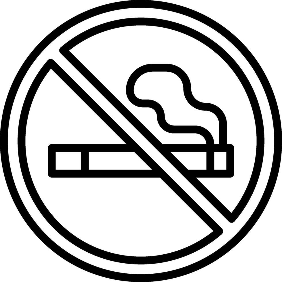 No smoking sign vector