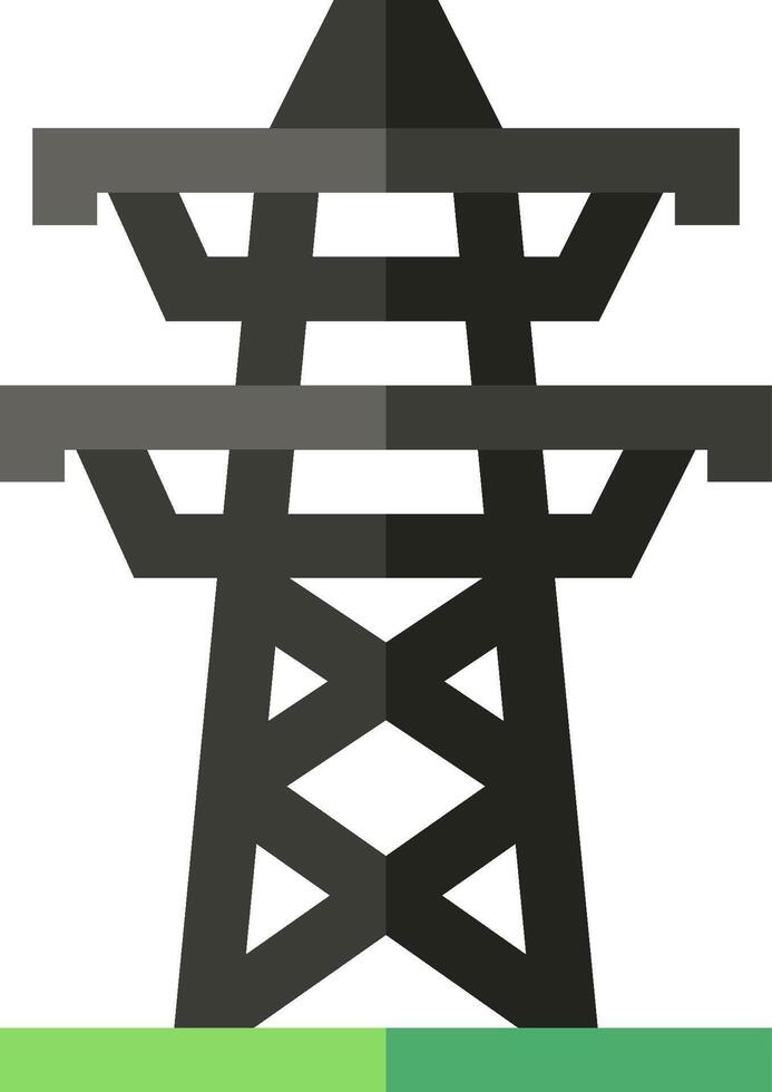 Electricity tower icon illustration vector