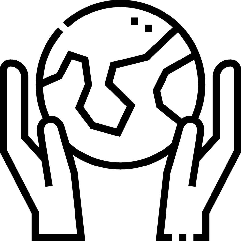 Earth day icon vector