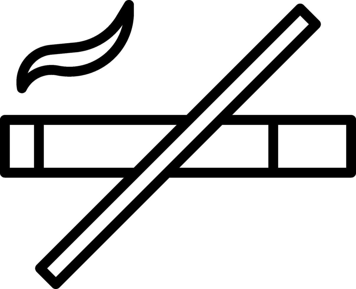 No smoking sign vector