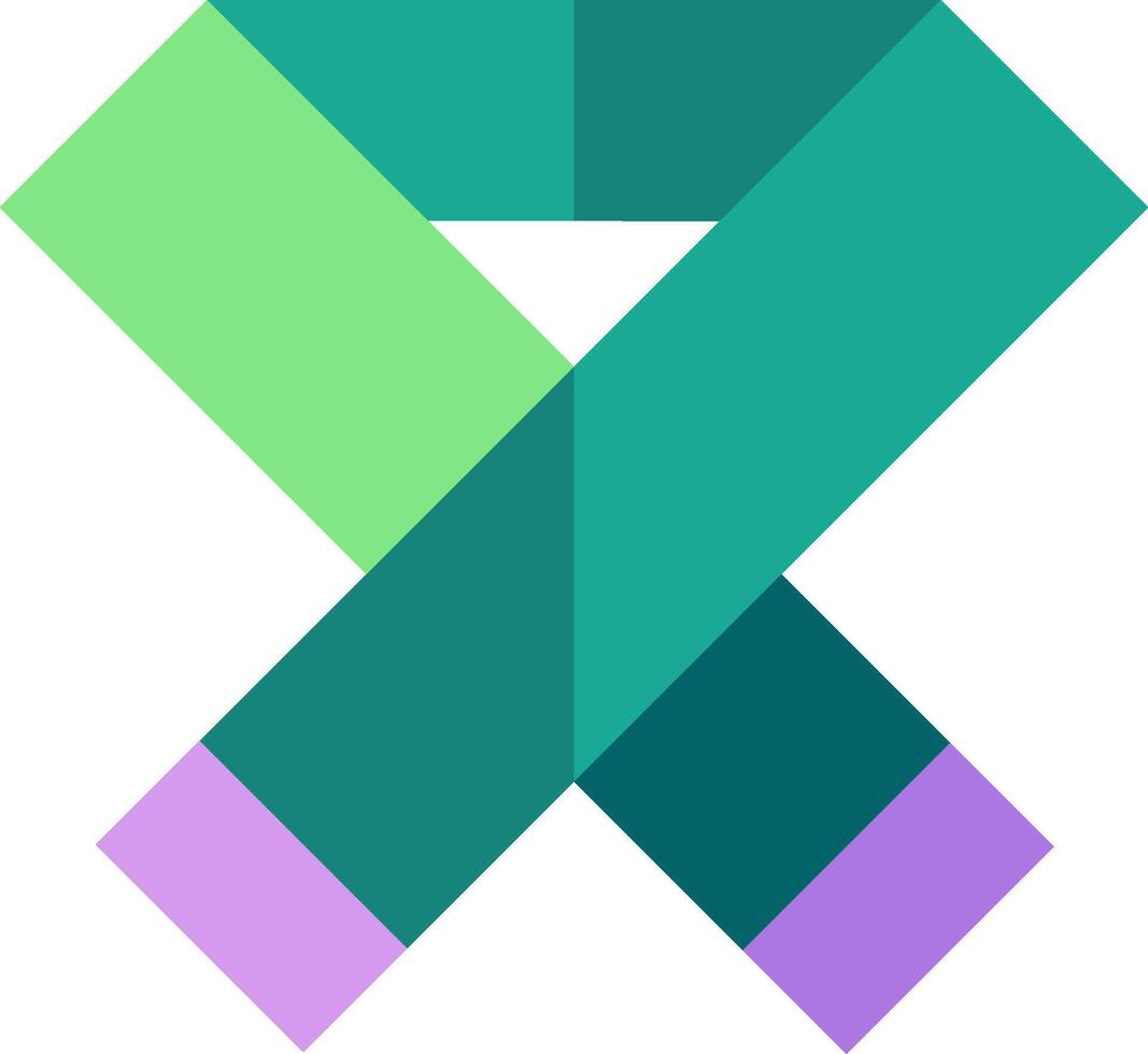 The logo for the green ribbon vector