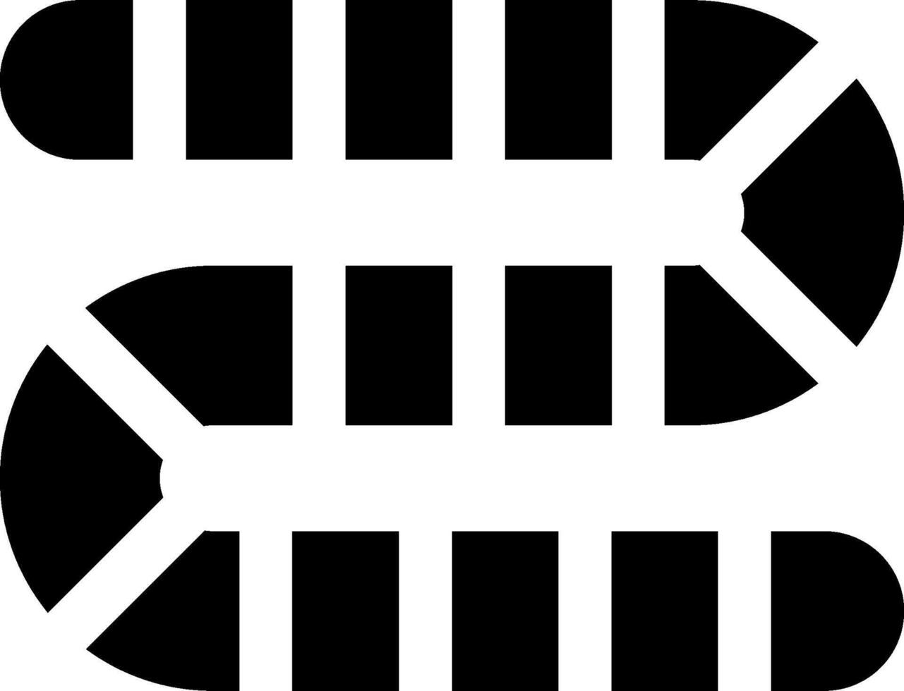 A black and white image of a snake vector