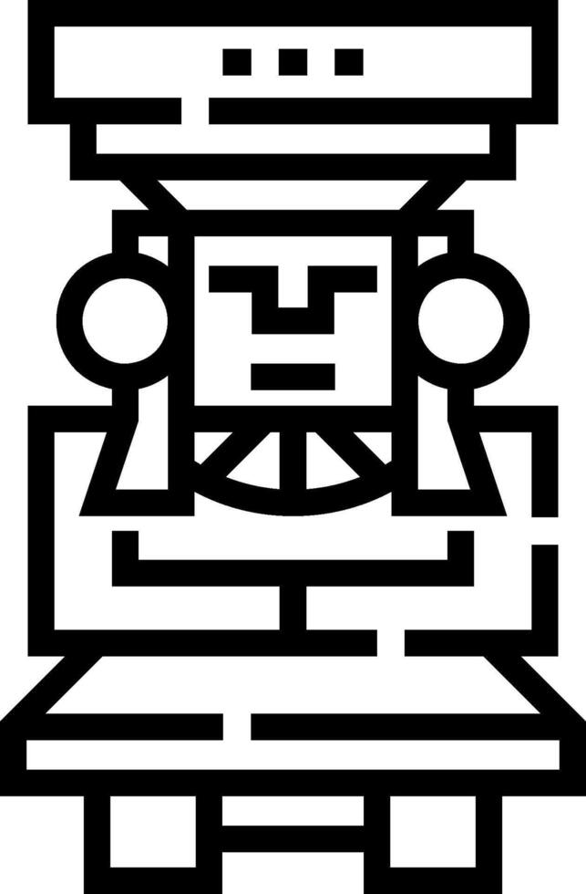 A black and white image of a man in a hat vector