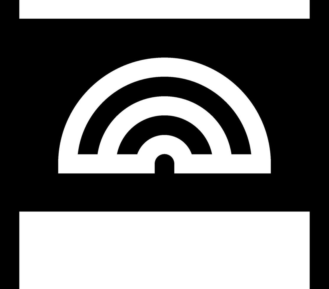 The logo for the radio station, with a white and black background vector