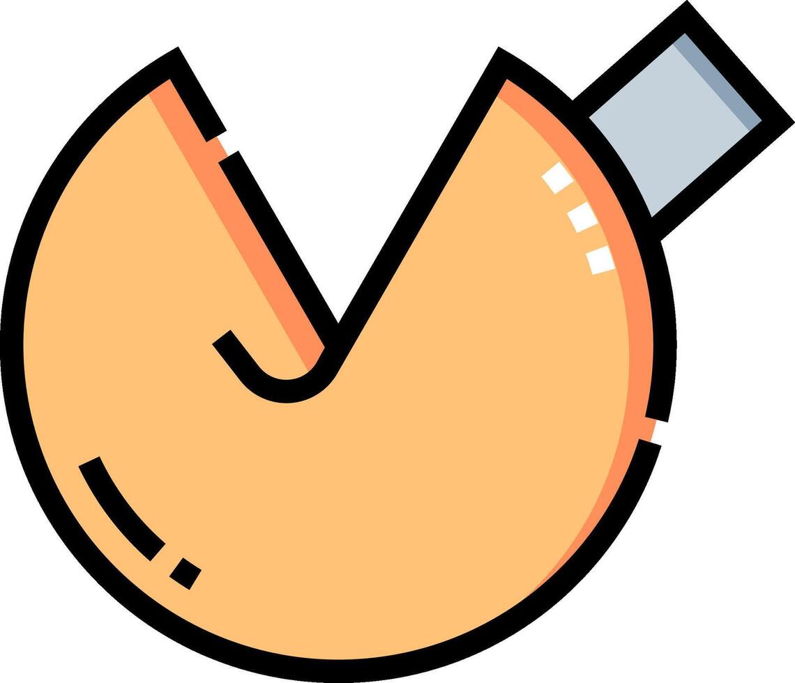 A cartoon pinball machine with a knife in it vector
